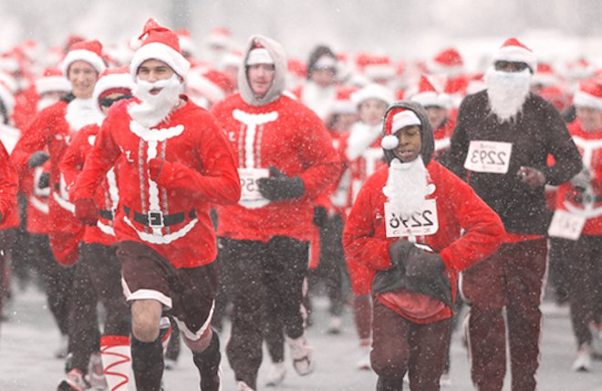 Santa Hustle 5K Comes to Veterans Park - Shepherd Express