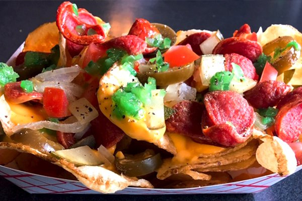 Chicago Dog Nachos