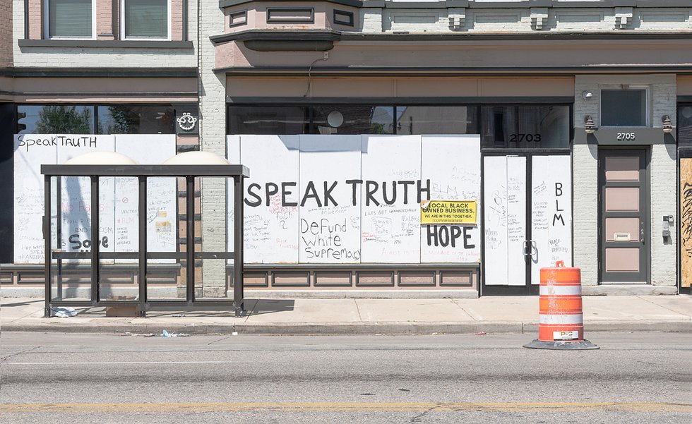 36 Speak Truth Storefront MLK Drive  by Tom Jenz.jpg