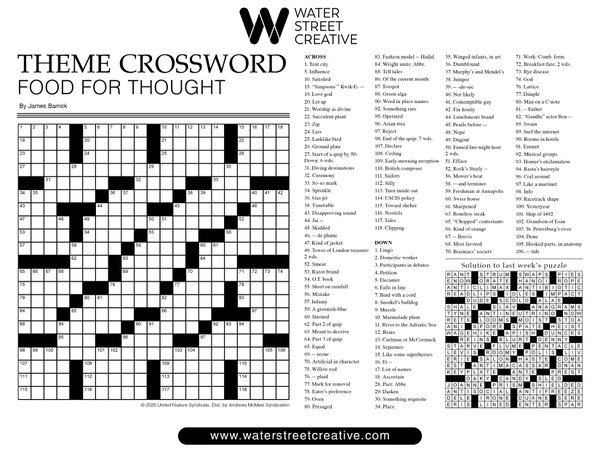 Crossword Nov. 19, 2020