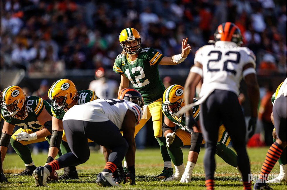 Aaron Rodgers vs. Chicago Bears 10/17/21