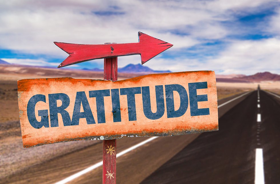 Gratitude sign