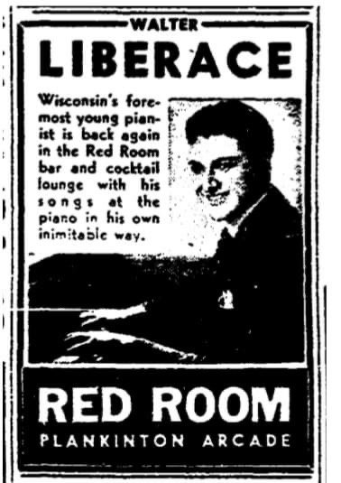 Liberace ad - Red Room Bar