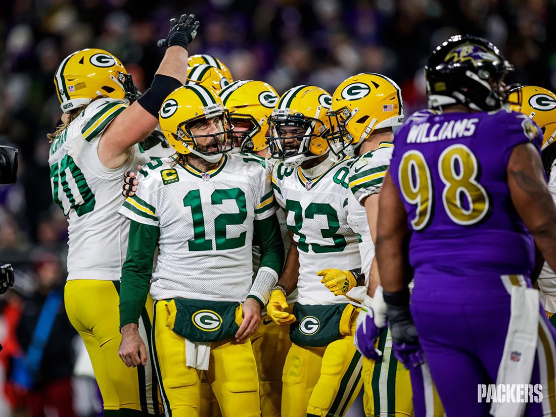 Green Bay Packers vs. Baltimore Ravens - NFL Week 15 (12/19/21)