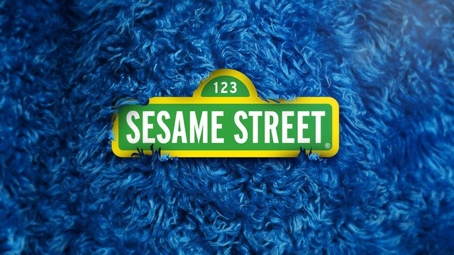 Sesame Street - blue fur