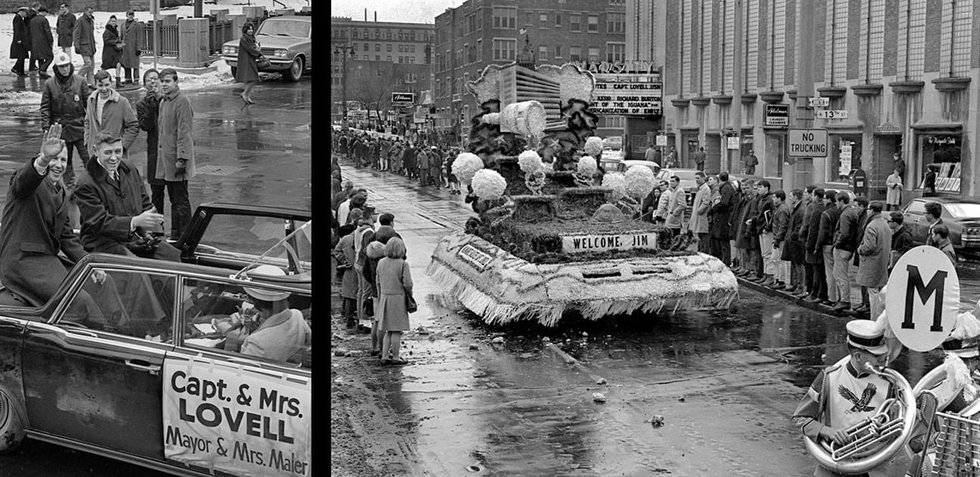 James Lovell parade in Milwaukee 1966