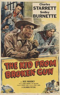 The Kid from Broken Gun 1952 poster