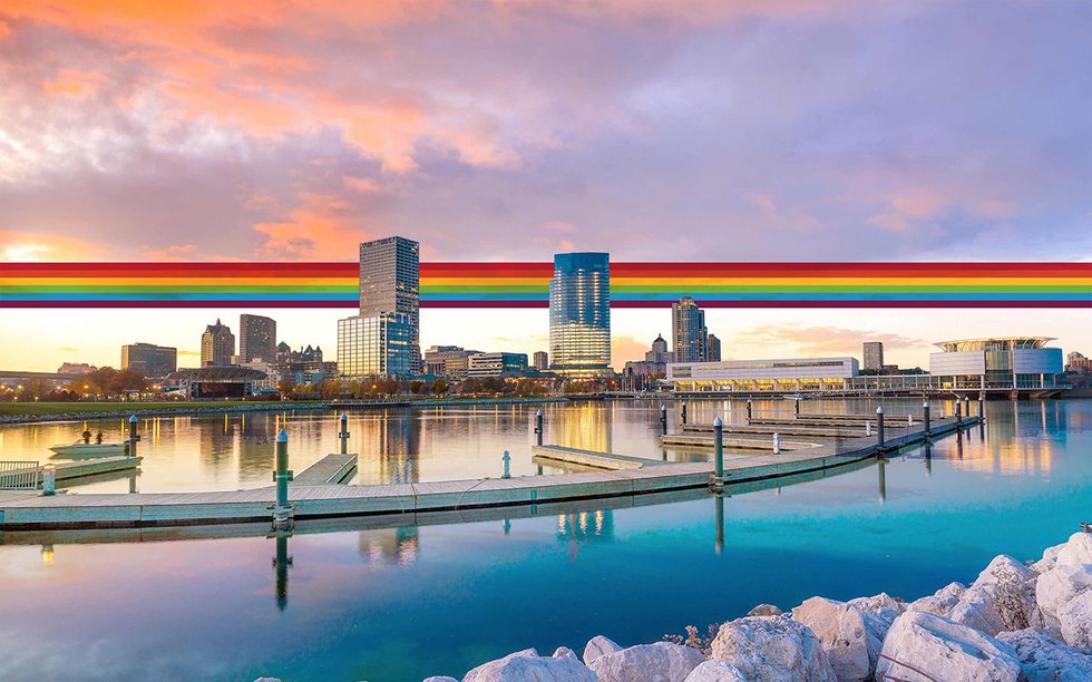 Milwaukee Pride skyline