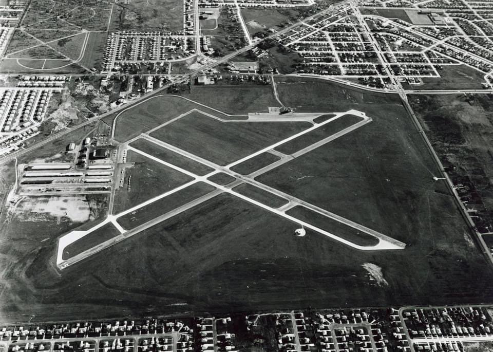 Timmerman Field aerial view 1959