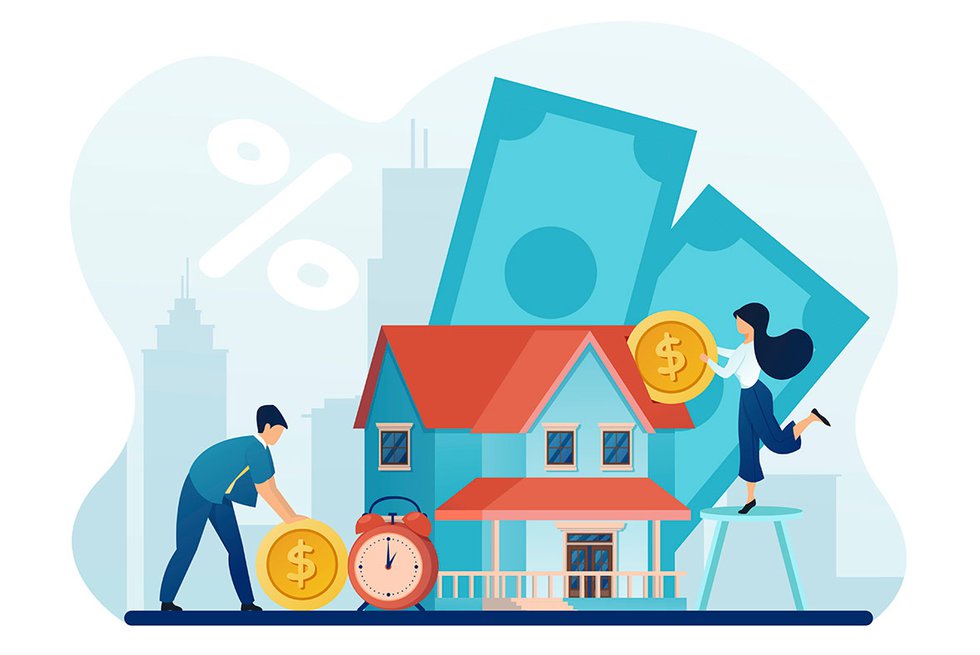 Home refinancing illustration