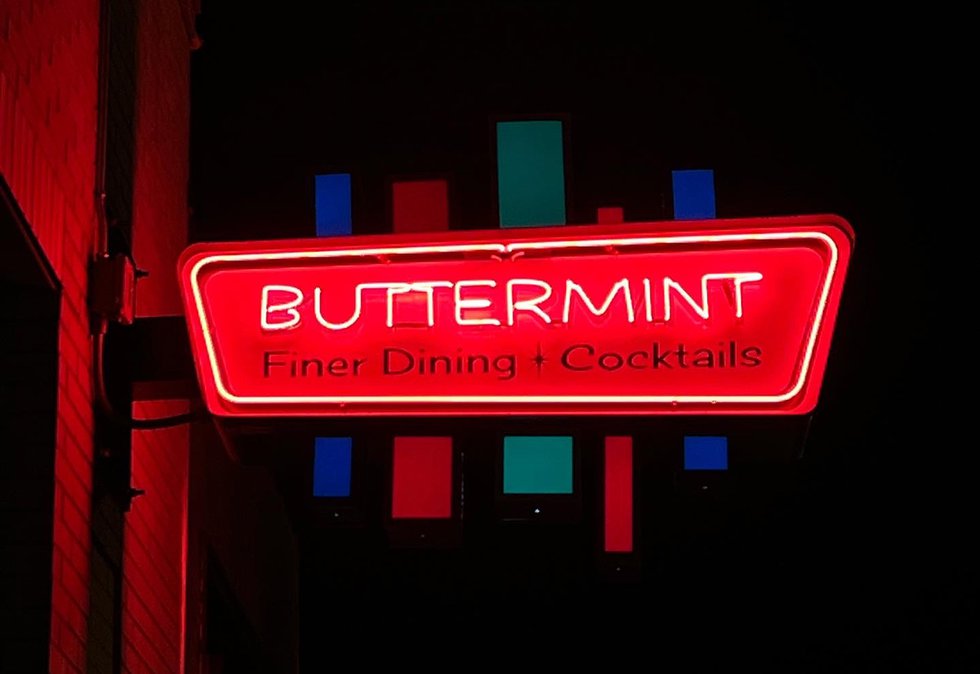 Buttermint sign