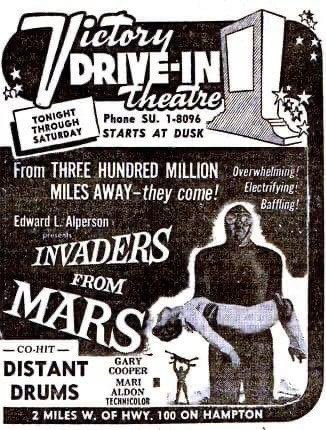 Victory Drive-in ad