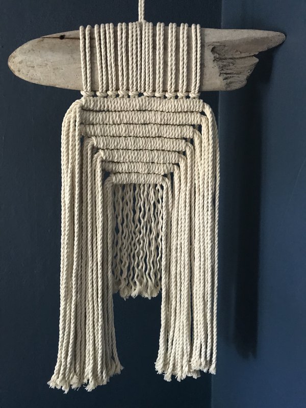 Shark Tooth Macrame by Molly Chase