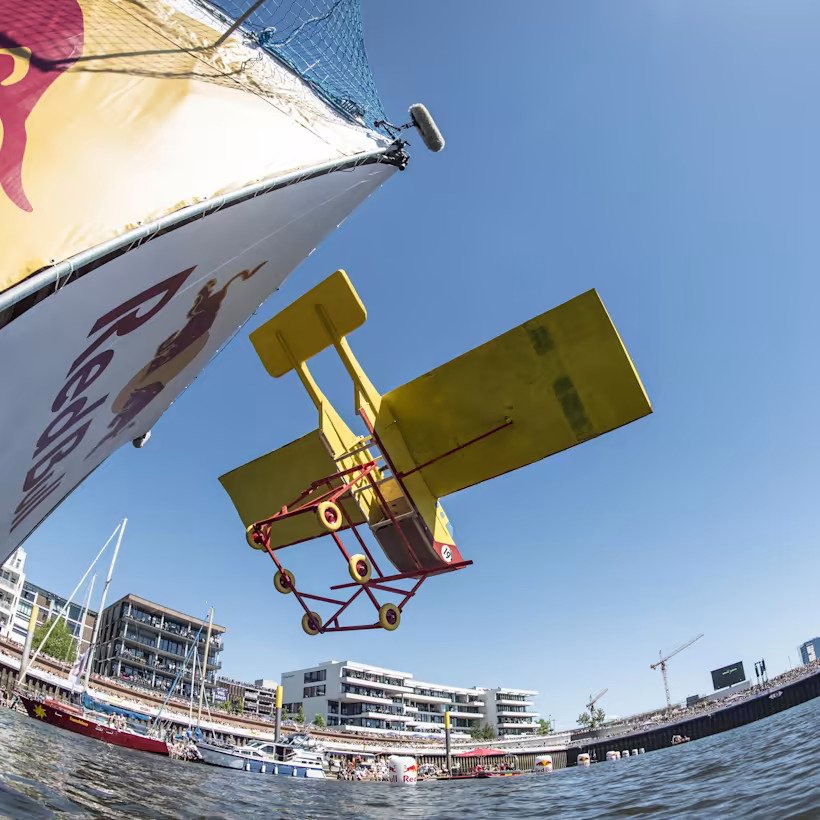Red Bull Flugtag aircraft launching