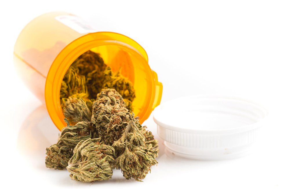 Marijuana in prescription container