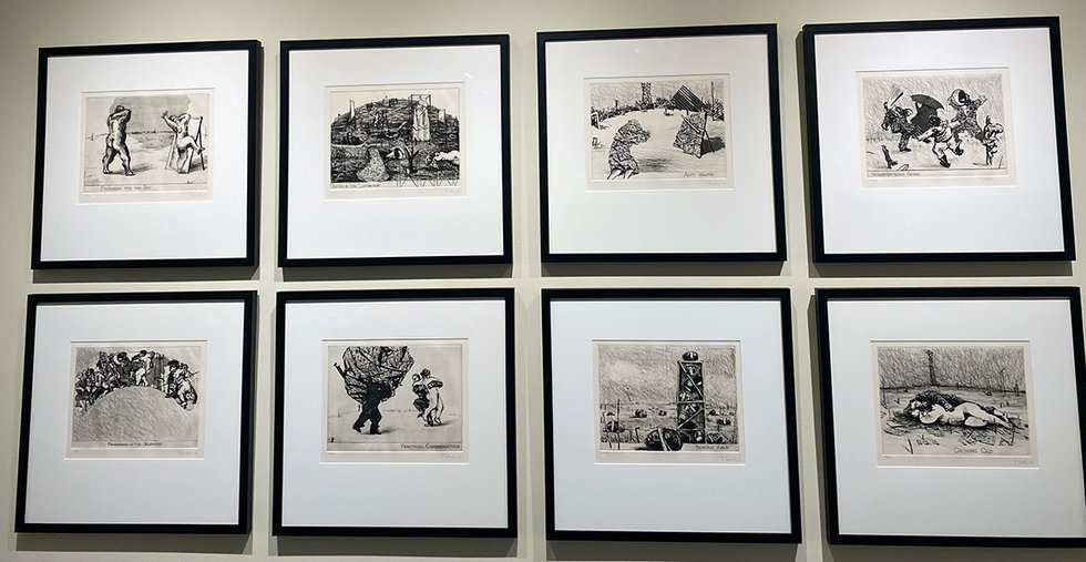 'Little Morals' series by William Kentridge at The Warehouse