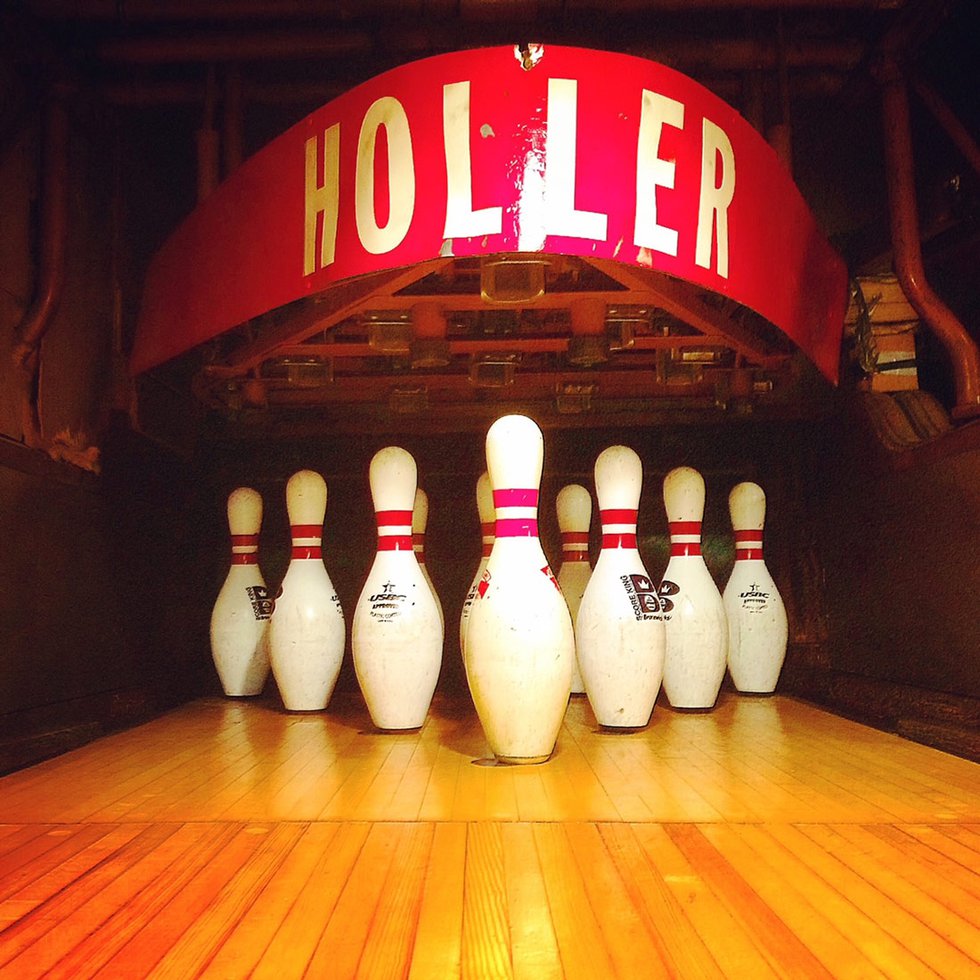 Holler House bowling pins