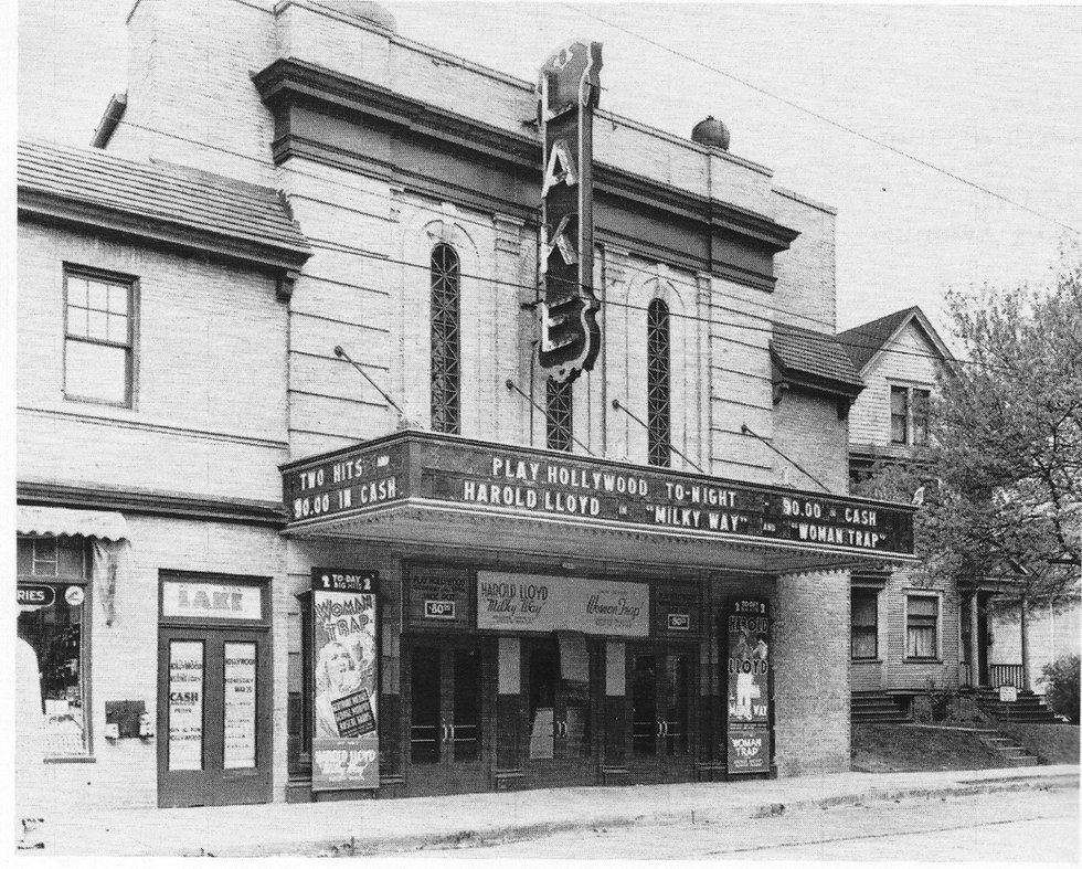 The Lake Theatre in Bay View in 1936