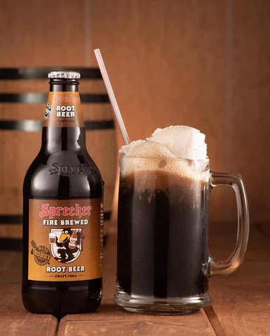 Sprecher Root Beer float