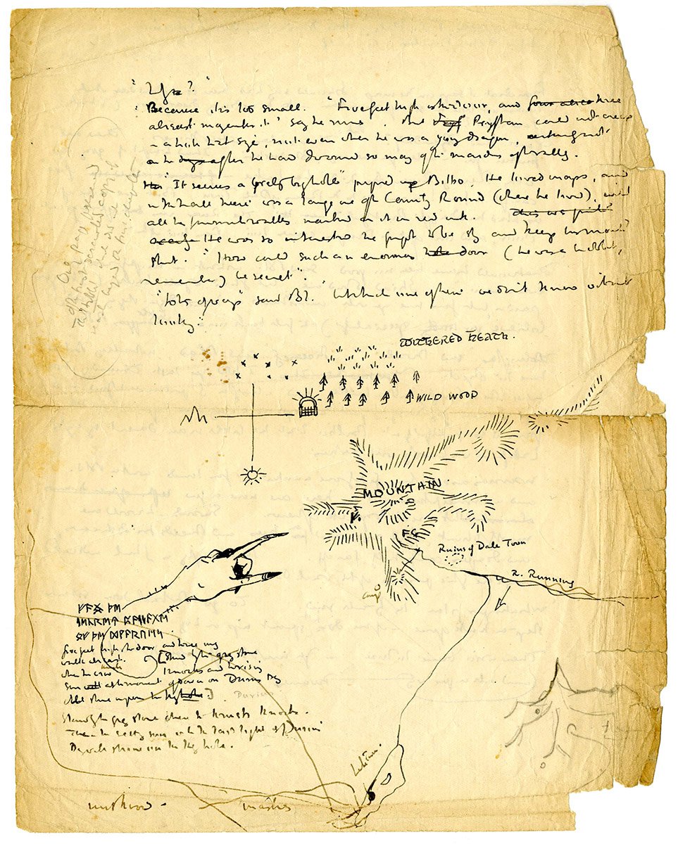 J. R. R. Tolkien "Thror's Map"