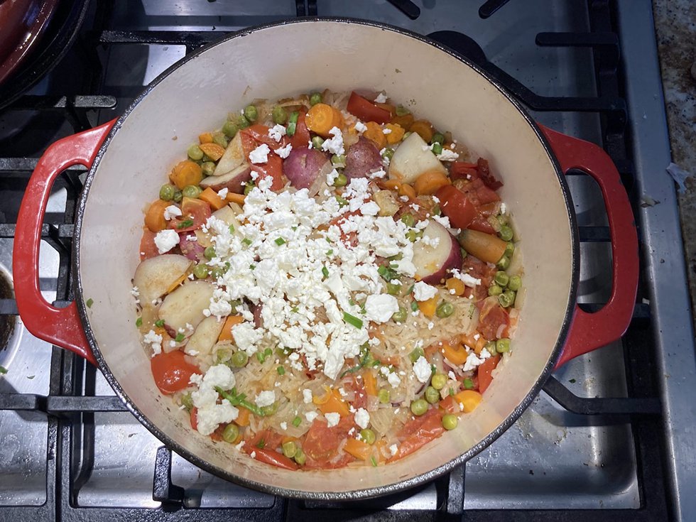 Peas and Carrots Cook-Up Rice