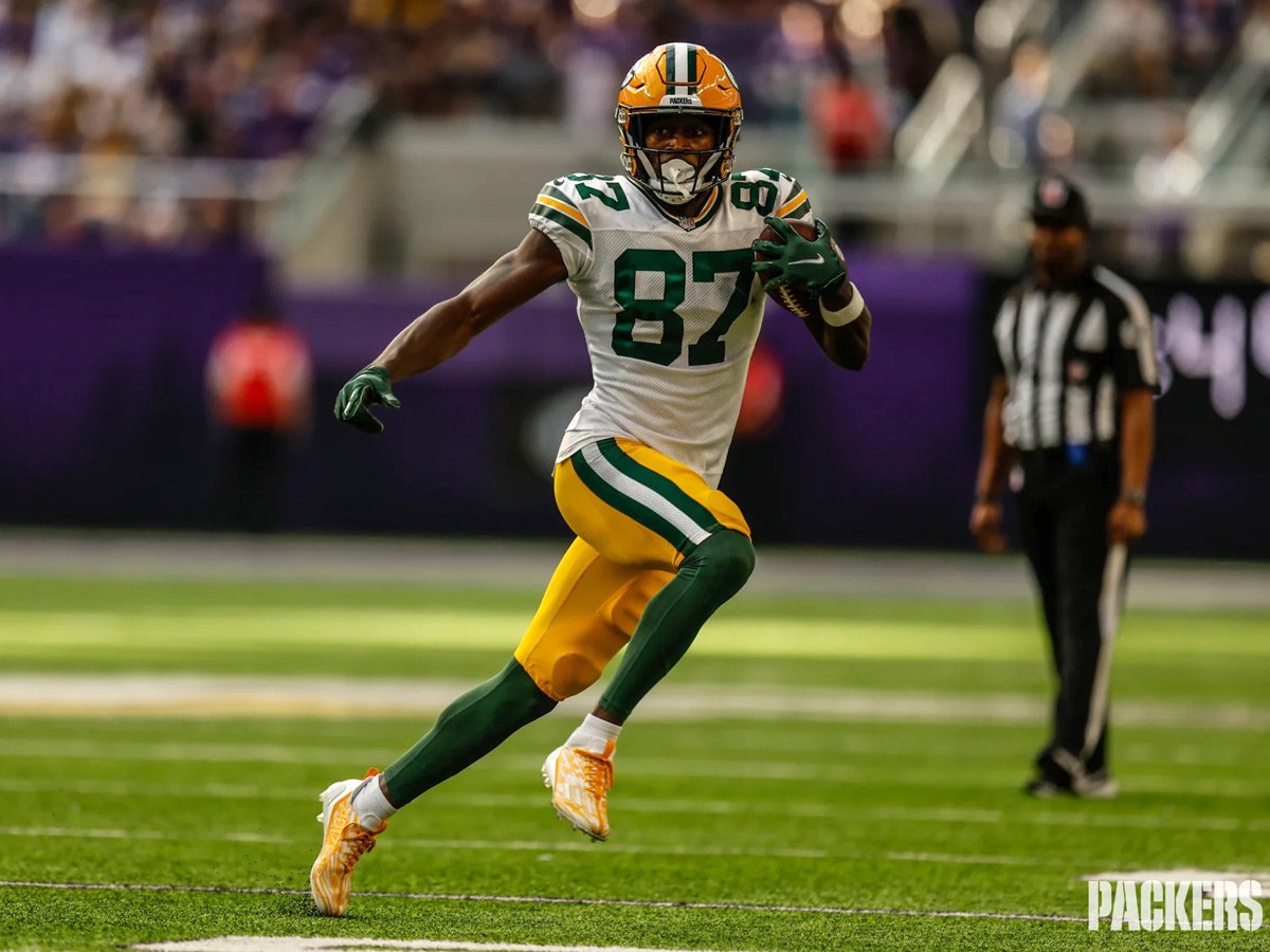 Packers WR Romeo Doubs proving Aaron Rodgers right with epic contested catch