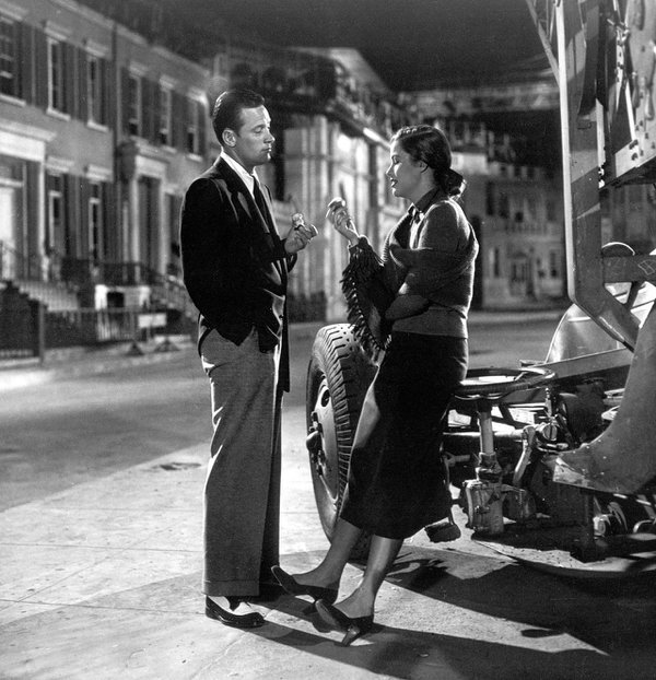 William Holden and Nancy Olson