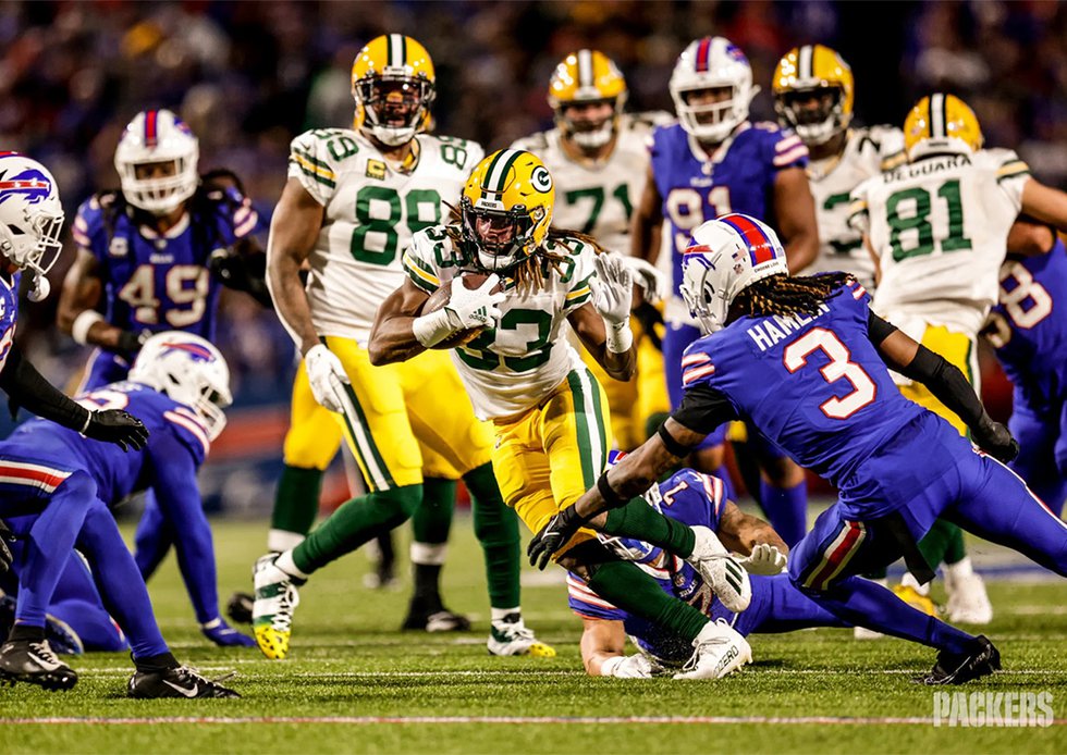Aaron Jones - Packers-Bills Oct. 30, 2022