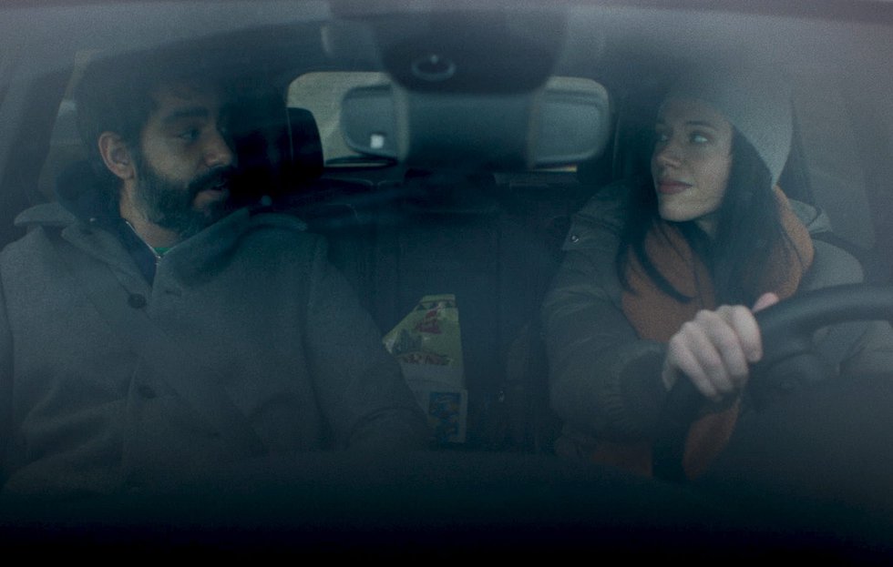 Rahul Kohli and Katie Parker in 'Next Exit'