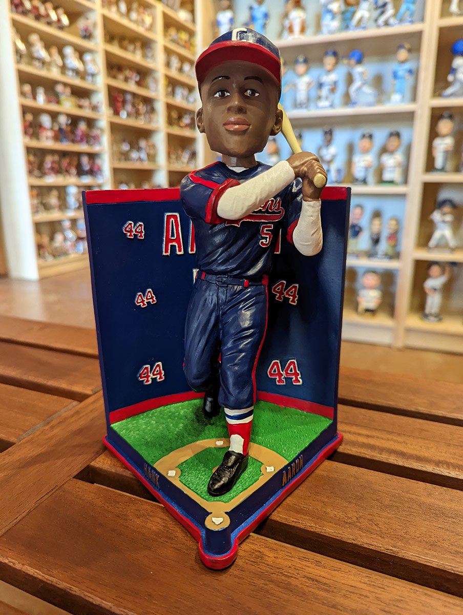 Henry Aaron Honored by National Bobblehead Hall of Fame - Shepherd