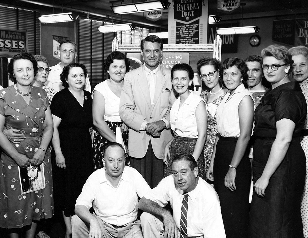 Cary Grant at Paramount Theater 1955