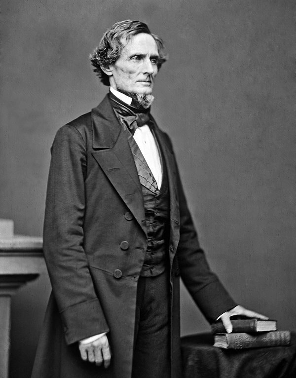 Jefferson Davis photo by Matthew Brady