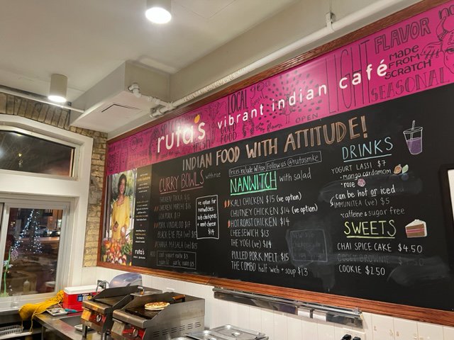 Ruta’s Vibrant Indian Cafe