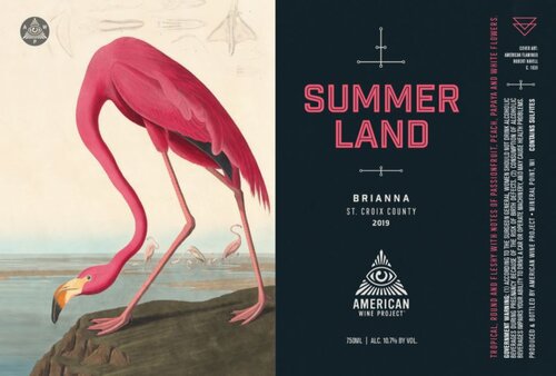 American Wine Project Summer Land Brianna label