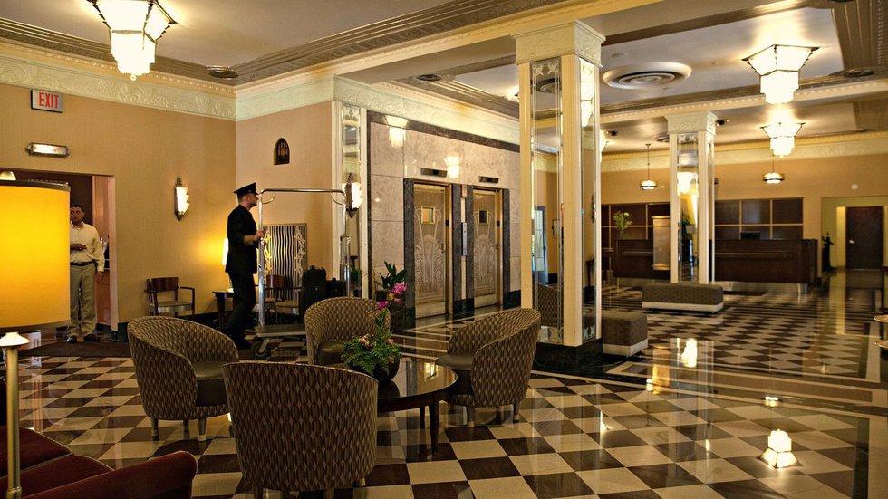 Ambassador Hotel Shepherd Express   Ambassador Hotel Current Lobby 