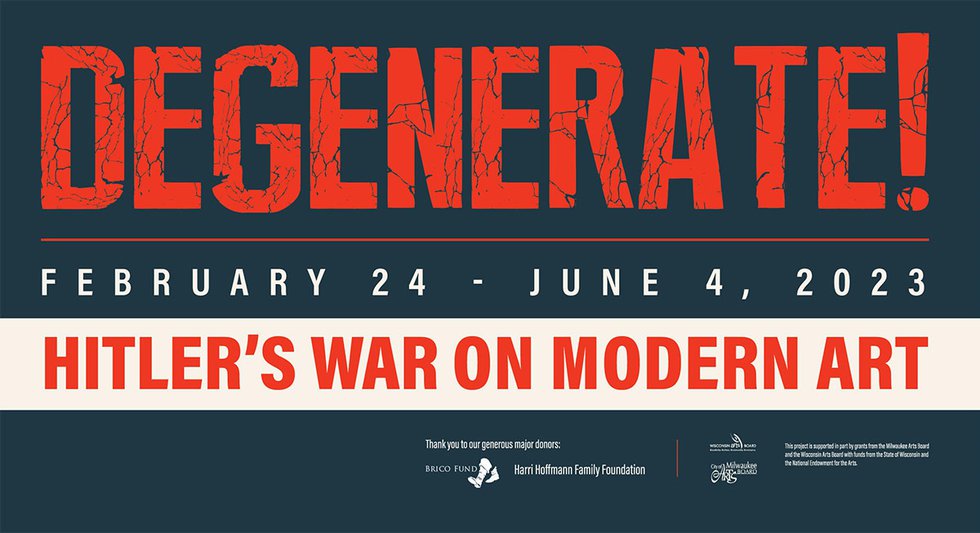'Degenerate' exhibition - Jewish Museum Milwaukee