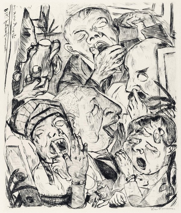 'The Yawners' by Max Beckman