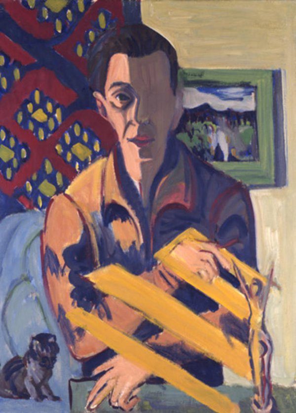 Self-Portrait by Ernst Ludwig Kirchner