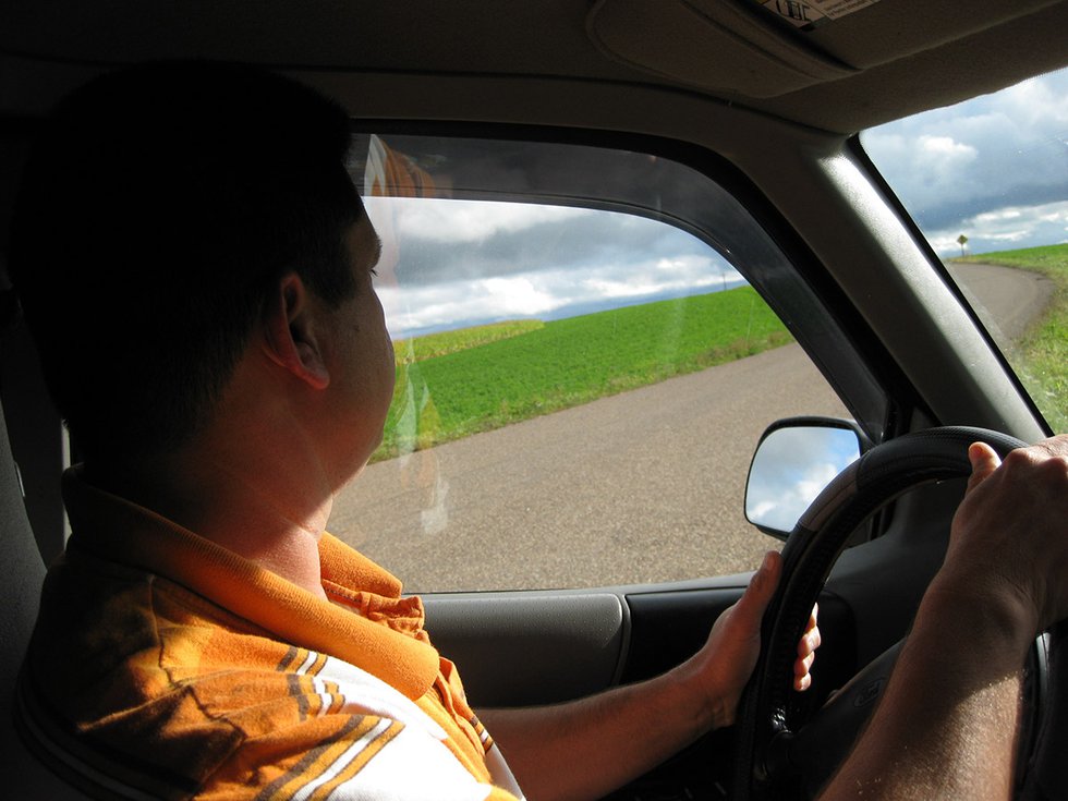 Undocumented farm worker driving