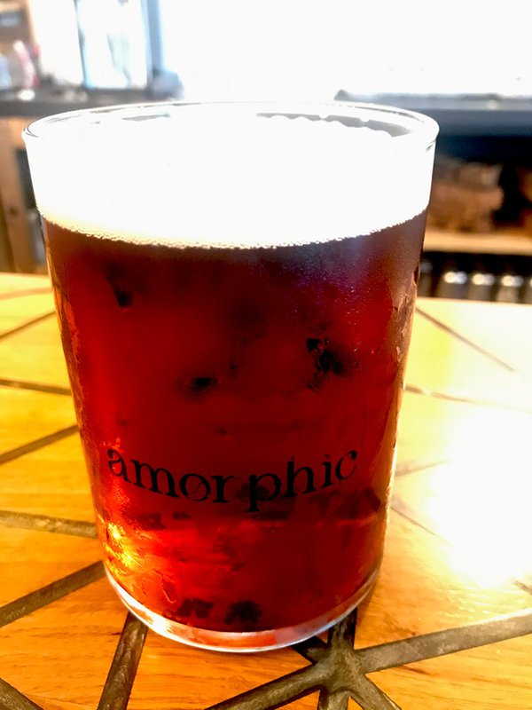 Amorphic Beer on bar