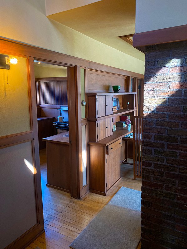 Frank Lloyd Wright’s Burnham Block home interior