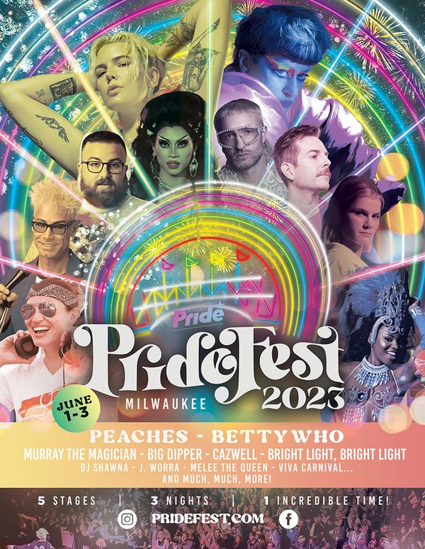 PrideFest 2023 poster
