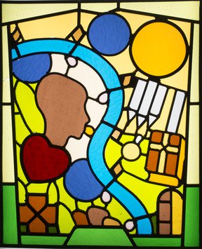 Stained glass by Kea Tawana