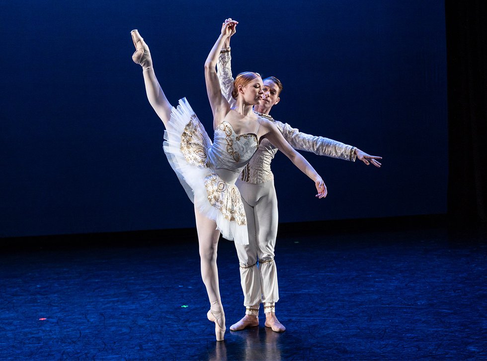 Lizzie Tripp and Josiah Cook in Milwaukee Ballet's 'Encore'