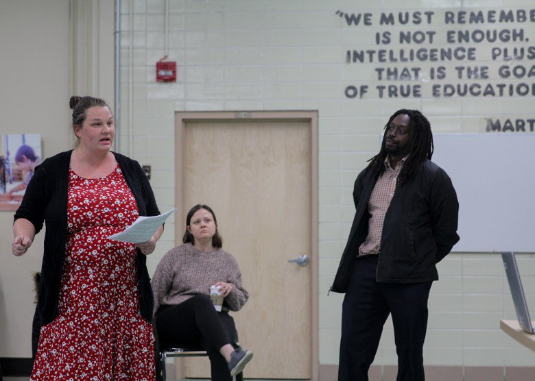 Parents at at Penfield Montessori Academy.