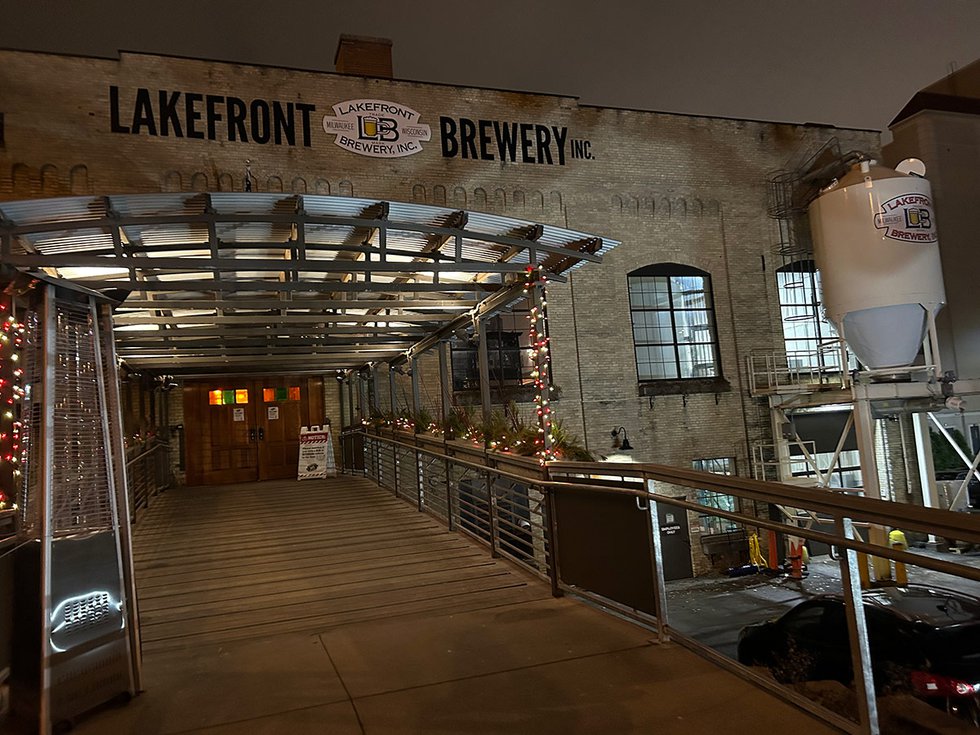 Lakefront Brewery entrance