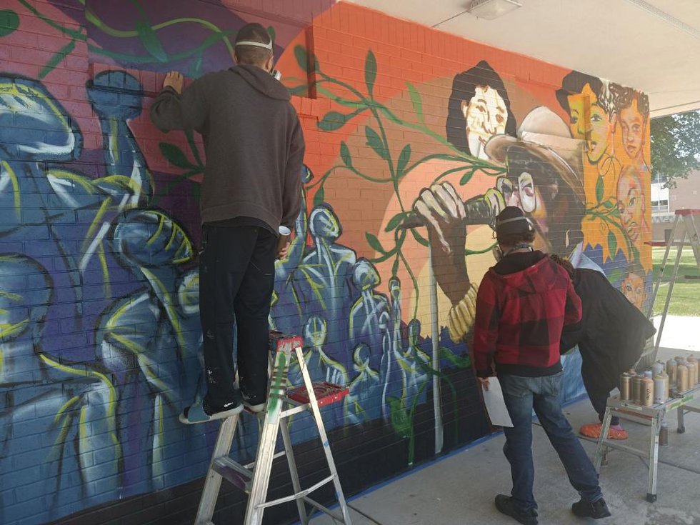 The Lucille Berrien mural