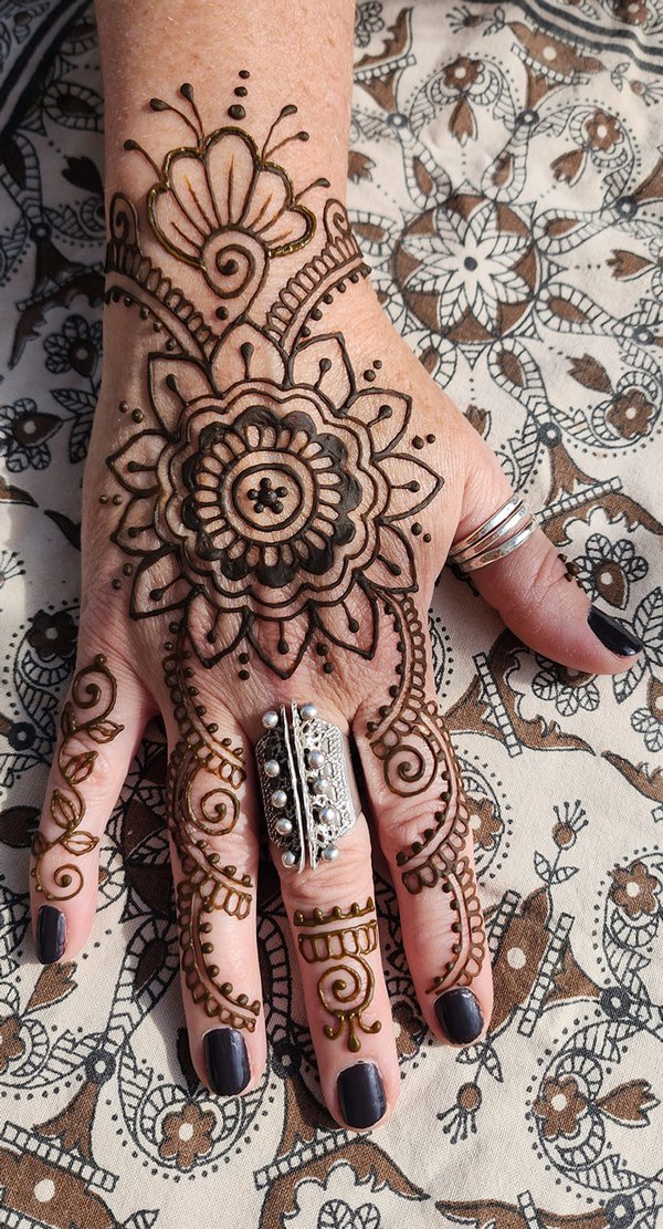 Renee Luna Bebeau henna