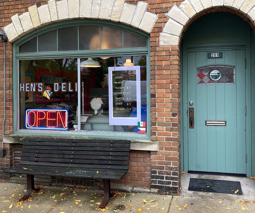 Hen's Deli exterior