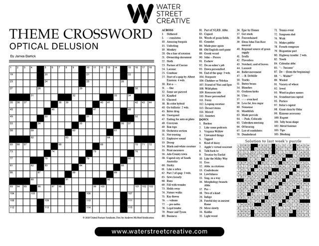 Puzzles: Printable Crossword - Issue: October 7, 2022